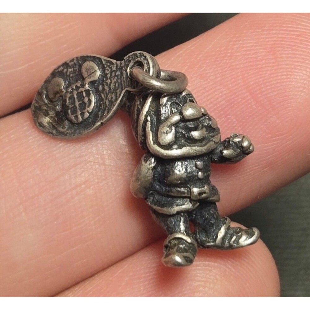 Happy Dwarf Snow White Disney Sterling Silver Charm